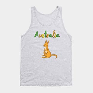 Australia Kangaroo Travel Tank Top